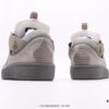 Lanvin Curb Leather Sneakers, Loafer-Style Leather Fashion Casual Shoes