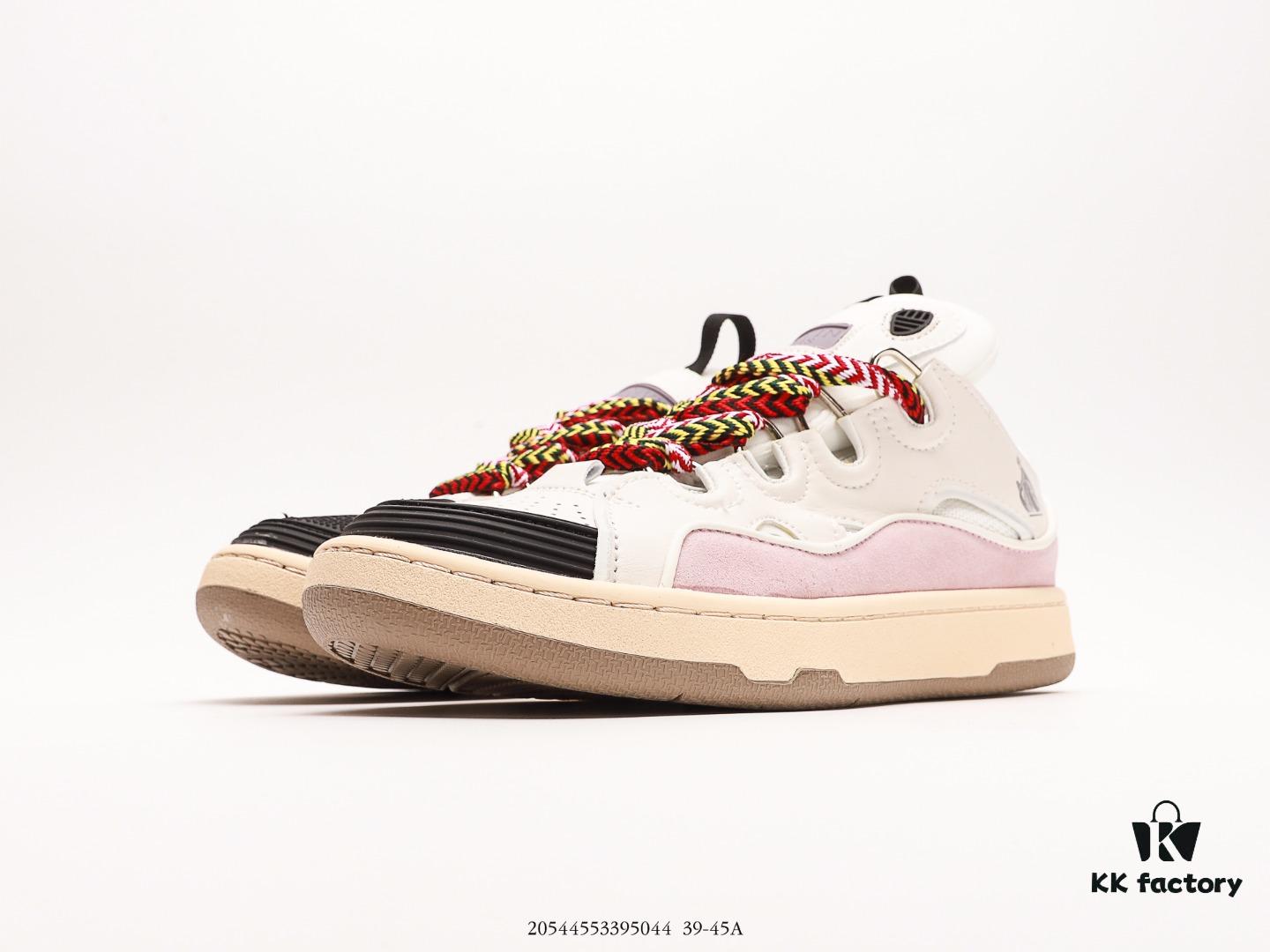 6930edfd6e68136f4d9b3634 LANVIN Latest Runway Style CLAY Series Unisex Casual Sneakers, Premium Imported Leather and Suede with Breathable Space Fabric Lining, Dual-Color Rubber Sole