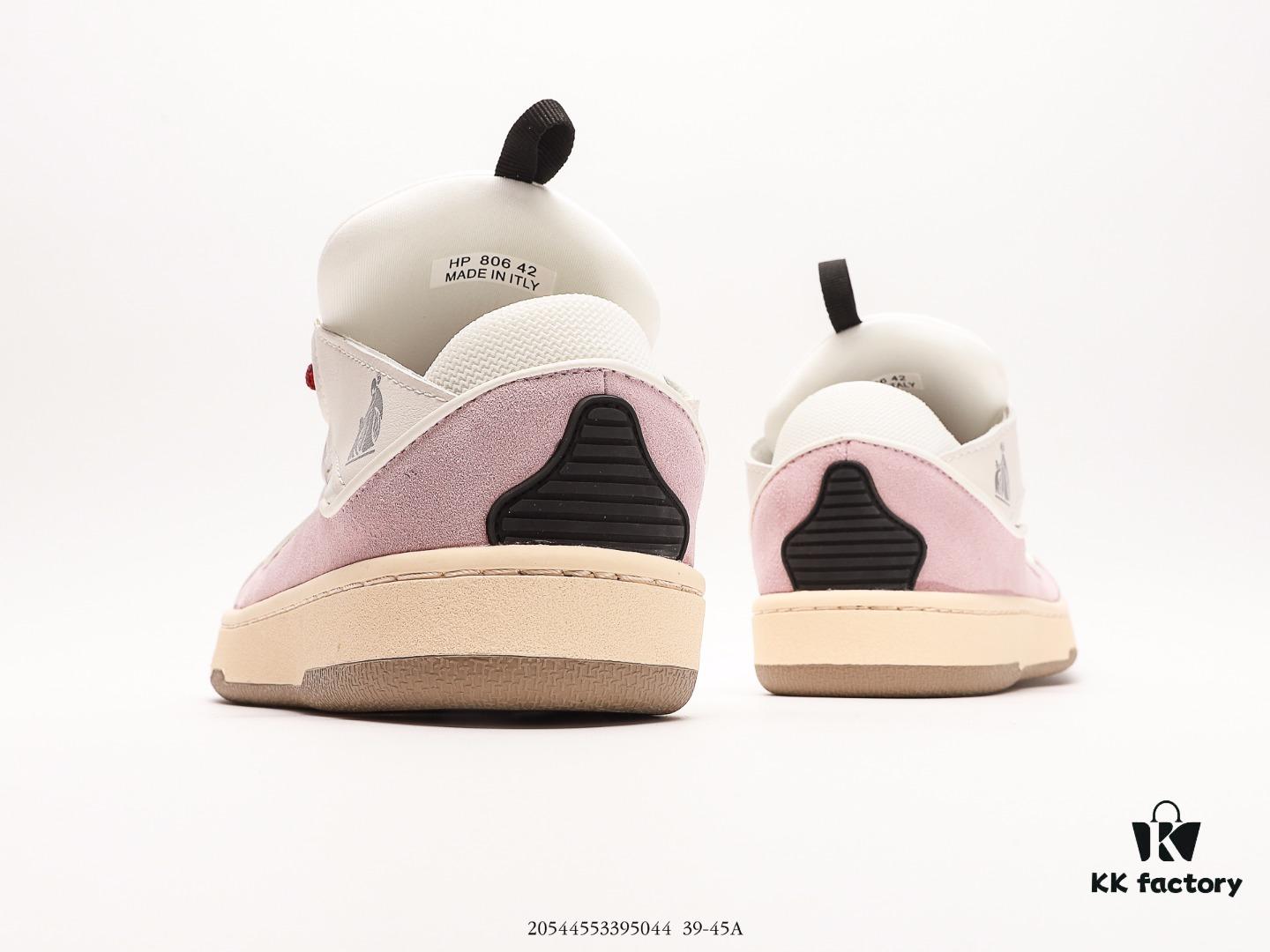 6930edfe6e68136f4d9b3636 LANVIN Latest Runway Style CLAY Series Unisex Casual Sneakers, Premium Imported Leather and Suede with Breathable Space Fabric Lining, Dual-Color Rubber Sole