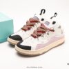6930ee006e68136f4d9b3637 LANVIN Latest Runway Style CLAY Series Unisex Casual Sneakers, Premium Imported Leather and Suede with Breathable Space Fabric Lining, Dual-Color Rubber Sole