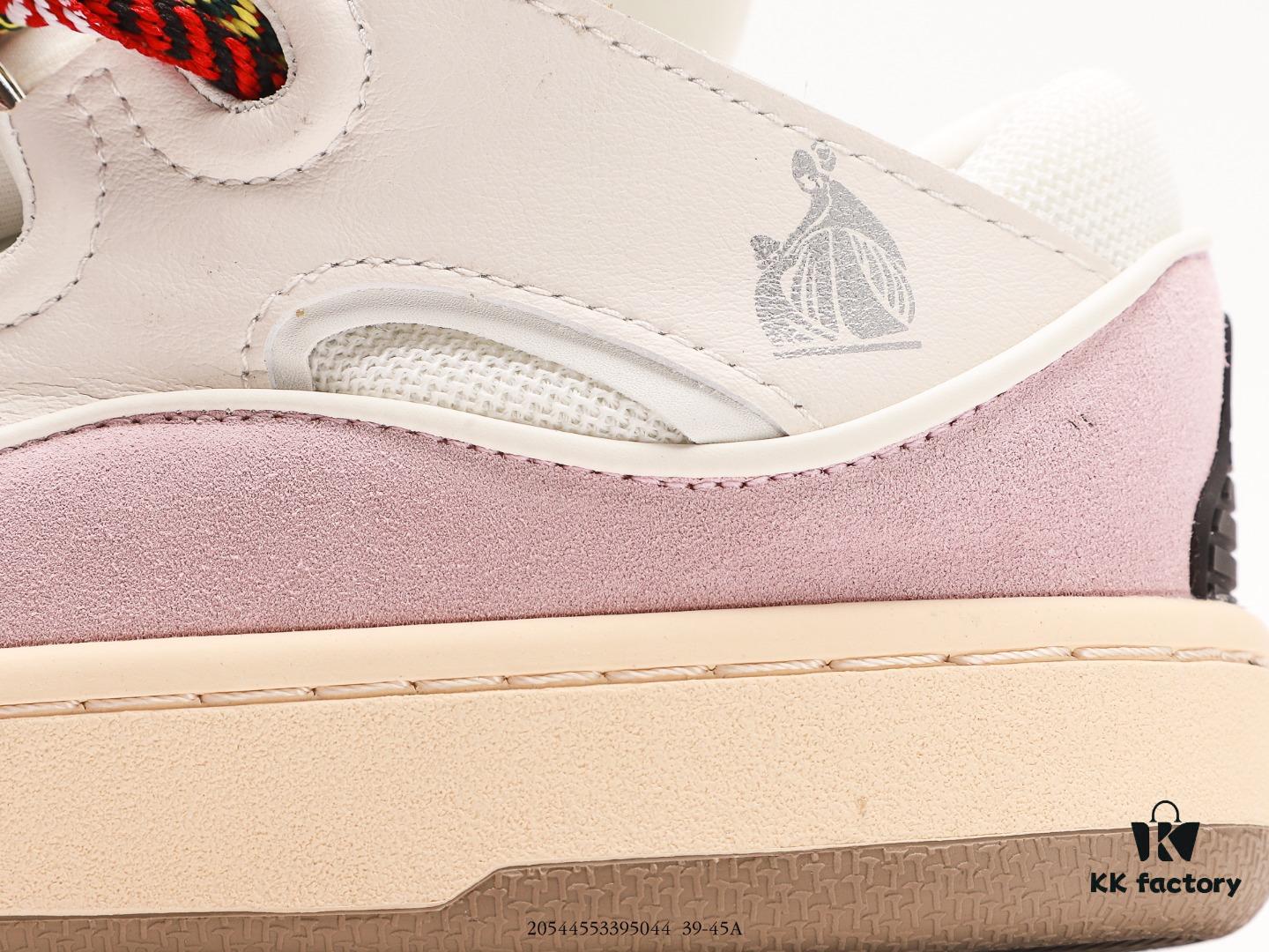 6930ee016e68136f4d9b3639 LANVIN Latest Runway Style CLAY Series Unisex Casual Sneakers, Premium Imported Leather and Suede with Breathable Space Fabric Lining, Dual-Color Rubber Sole