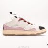 6930ee086e68136f4d9b3646 LANVIN Latest Runway Style CLAY Series Unisex Casual Sneakers, Premium Imported Leather and Suede with Breathable Space Fabric Lining, Dual-Color Rubber Sole