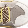 6930ee1b6e68136f4d9b3664 Lanvin Leather Curb Sneakers Bread Shoes Inspired by 90s Athletic Footwear, Made from Calfskin, Suede, and Mesh Fabric, Original Mold Hardware Buckle, Authentic Dual-Color TPU Outsole