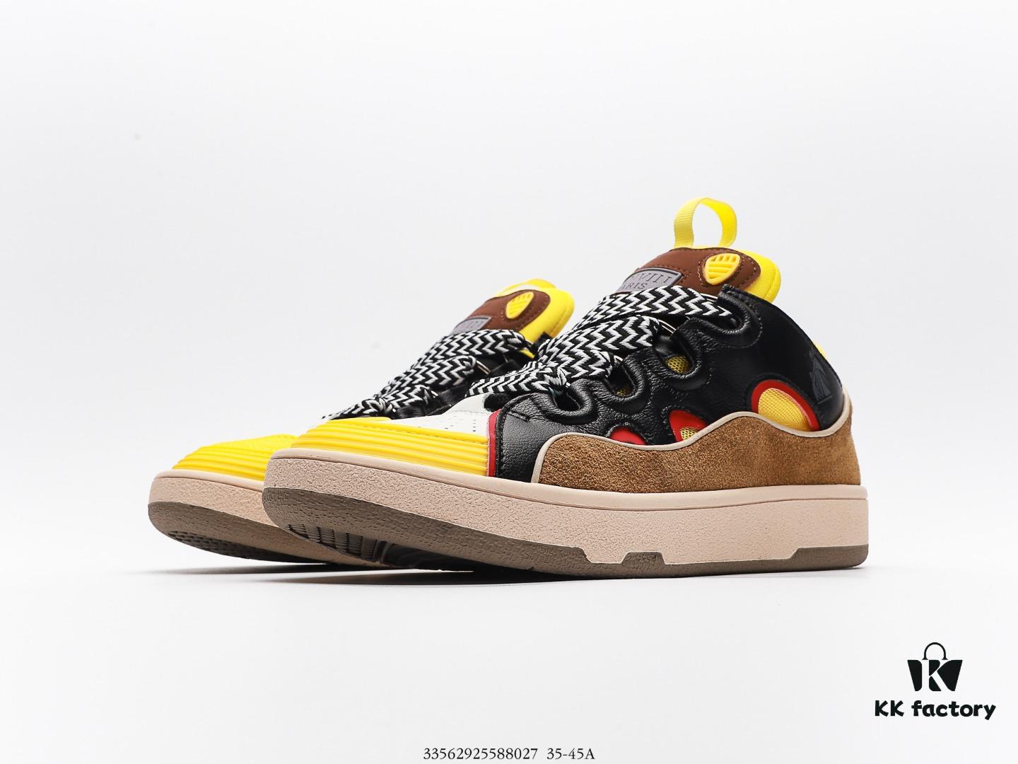 6930ee336e68136f4d9b368e LANVIN Multicolor New Men's and Women's Low-Top and High-Top Casual Business Sneakers, Intricate Craftsmanship with Luxurious Patchwork Design, Exceptionally Comfortable and Breathable, Stylish and Versatile for Any Occasion