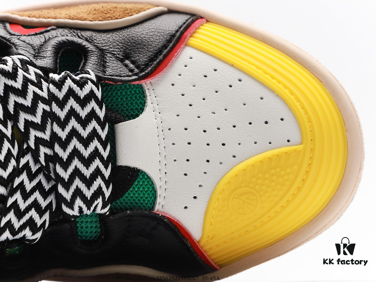 6930ee336e68136f4d9b368f LANVIN Multicolor New Men's and Women's Low-Top and High-Top Casual Business Sneakers, Intricate Craftsmanship with Luxurious Patchwork Design, Exceptionally Comfortable and Breathable, Stylish and Versatile for Any Occasion