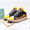 6930ee346e68136f4d9b3691 LANVIN Multicolor New Men's and Women's Low-Top and High-Top Casual Business Sneakers, Intricate Craftsmanship with Luxurious Patchwork Design, Exceptionally Comfortable and Breathable, Stylish and Versatile for Any Occasion