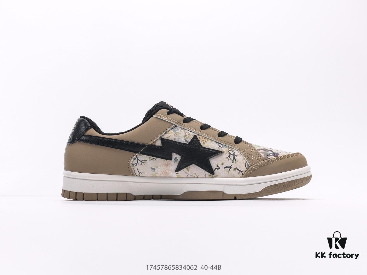6930ee516e68136f4d9b36c6 A BATHING APE Monkey Head Lace-Up Round-Toe Casual Fashion Sneakers