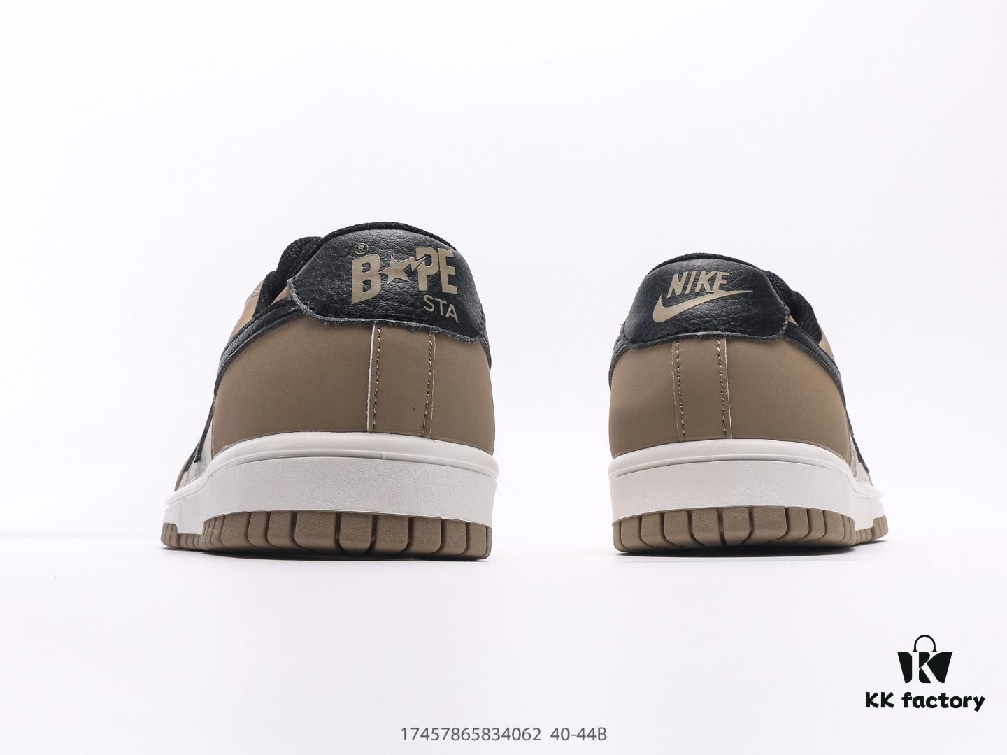 6930ee526e68136f4d9b36c8 A BATHING APE Monkey Head Lace-Up Round-Toe Casual Fashion Sneakers