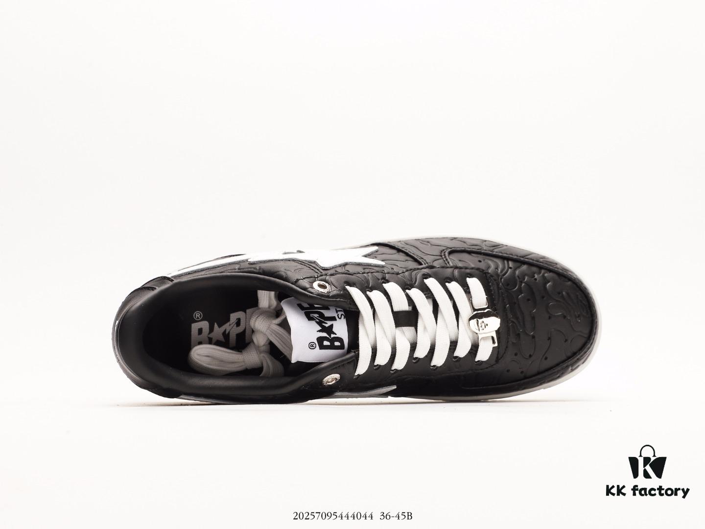 6930ee846e68136f4d9b3717 Ape Head Bape Sta Tokyo Embossed Black and White, Trendsetting Nigo Brand, Classic Ape Head Skate Unisex Casual Sports Sneakers, Classic Ape Head Design, Authentic Silhouette, Seaglass Insole, Full-Length Air Cushion Inside, Premium Complete Packaging Including Custom Ape Logo Dust Bag, Ape Logo Card, Shock-Resistant Drawer Shoe Box