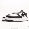 6930ee906e68136f4d9b372b Ape Head Bape Sta Low Popular Classic Retro Style, Full Shoe Made of High-Quality White Cowhide Including Linings and Tongue, Premium Texture with Excellent Durability and Stain Resistance