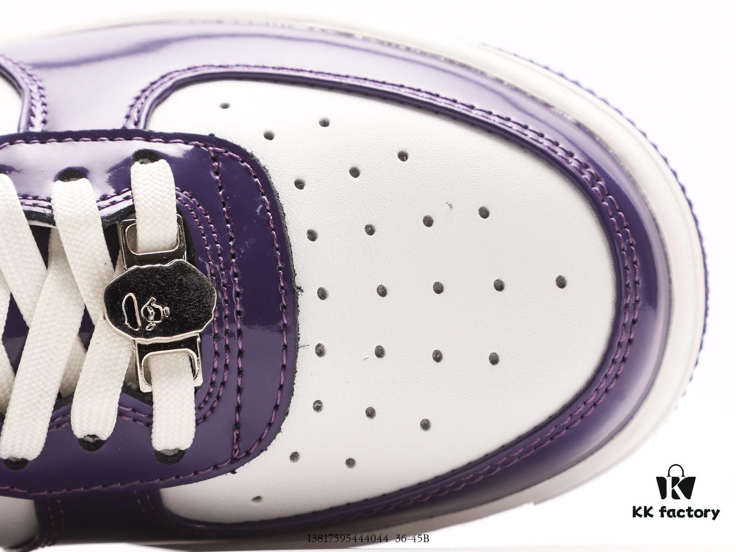 6930ee9a6e68136f4d9b373b Ape Head Bape Sta Low Popular Classic Retro in Premium White Calfskin with Ape Logo Embossing and Metal Lace Tip, Ortholite Cushioning for Superior Comfort and Durability