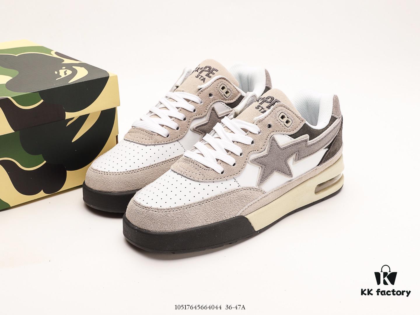 A Bathing Ape Monkey Head Half-Cushion Low-Cut Casual Shoes