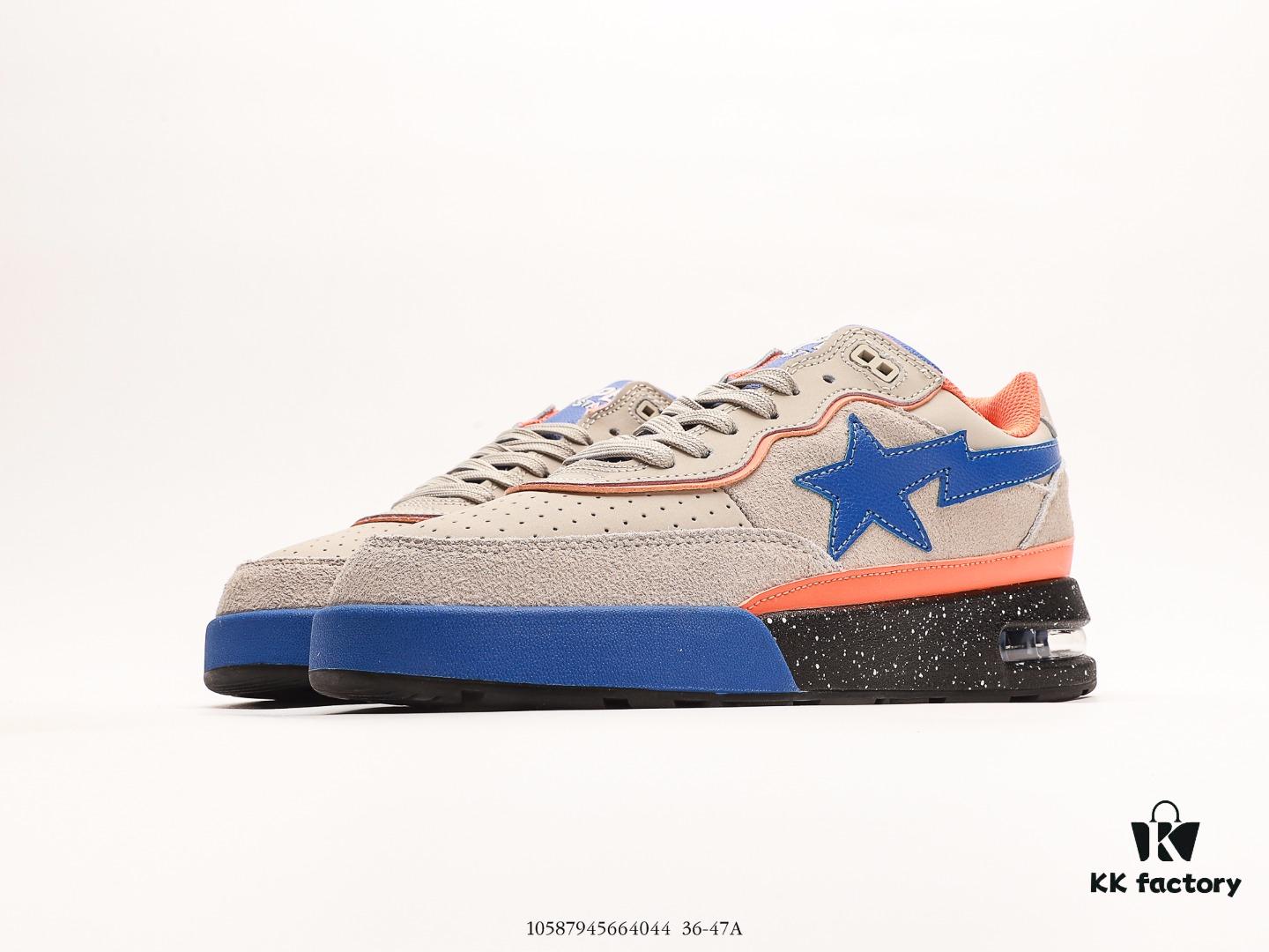 A Bathing Ape BAPE Monkey Head Half-Cushion Low-Top Casual Shoes
