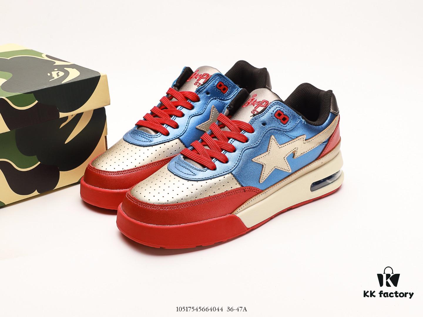 A Bathing Ape Bape Head Half-Cushion Low-Top Casual Shoes