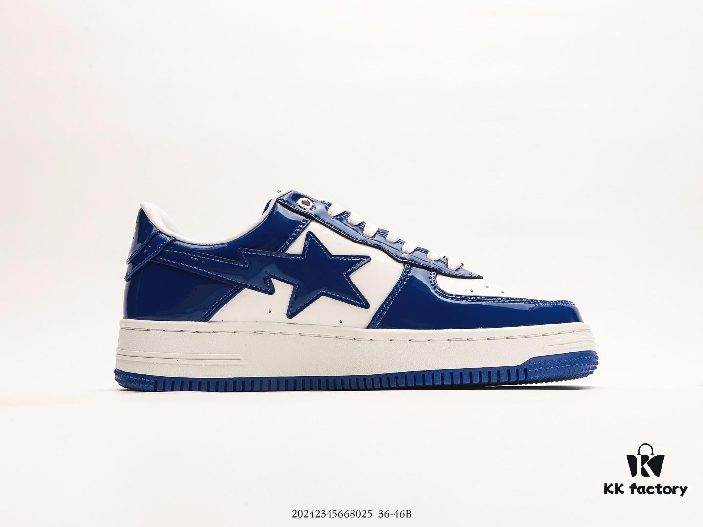 6930eecc6e68136f4d9b378c Ape Head Bape Sta Low Unisex Sneakers, Celebrity Style, Classic Patent Leather Low-Top Casual Shoes