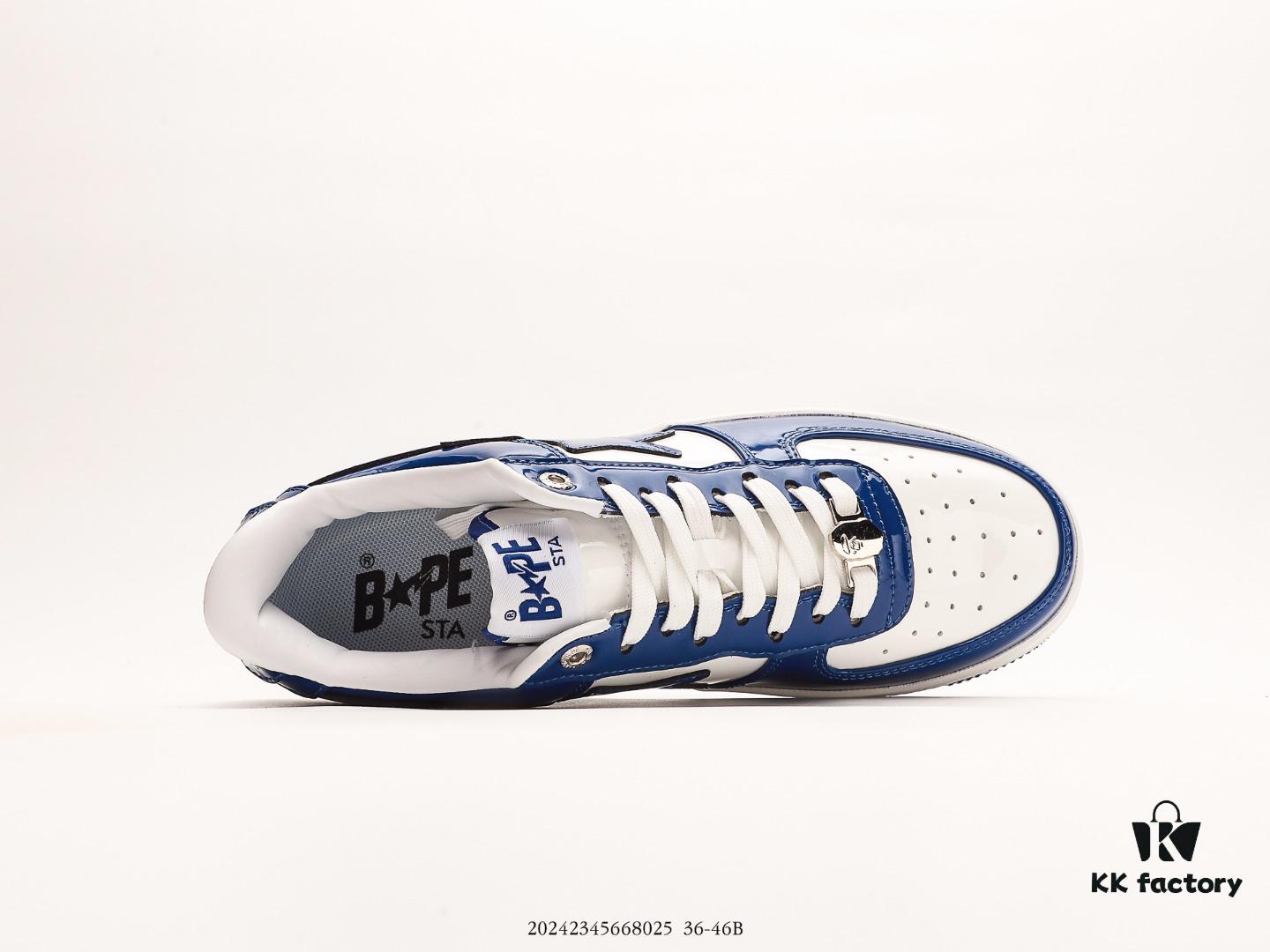 6930eecd6e68136f4d9b378d Ape Head Bape Sta Low Unisex Sneakers, Celebrity Style, Classic Patent Leather Low-Top Casual Shoes