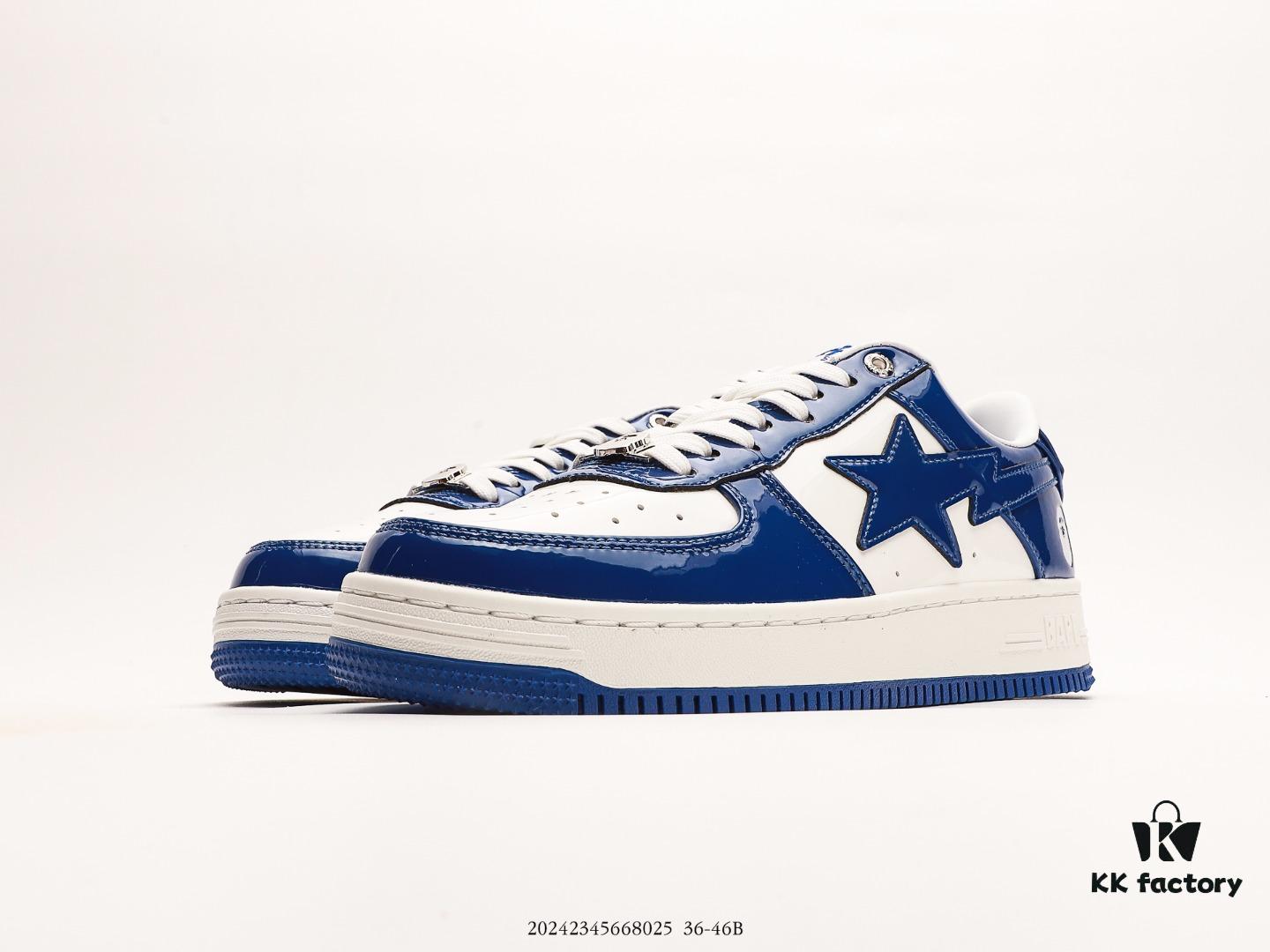 6930eecd6e68136f4d9b378f Ape Head Bape Sta Low Unisex Sneakers, Celebrity Style, Classic Patent Leather Low-Top Casual Shoes