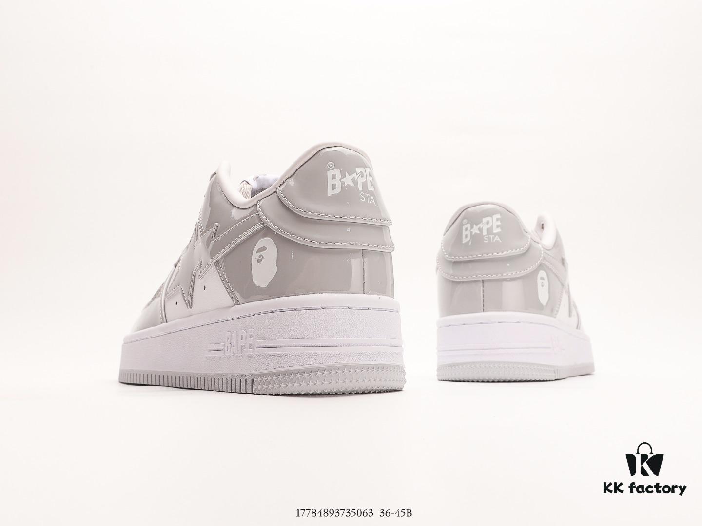 6930eee16e68136f4d9b37af Japanese Harajuku Streetwear Brand A Bathing Ape BAPE STA Classic Low-Top Casual Sneakers with Ortholite Insole for Cushioning, Full-Length Air Sole Insert, Upgraded Original Last and Pattern Design, Comes with Hard Gift Box, Ape Head Card, Dust Bag, and Premium Laces