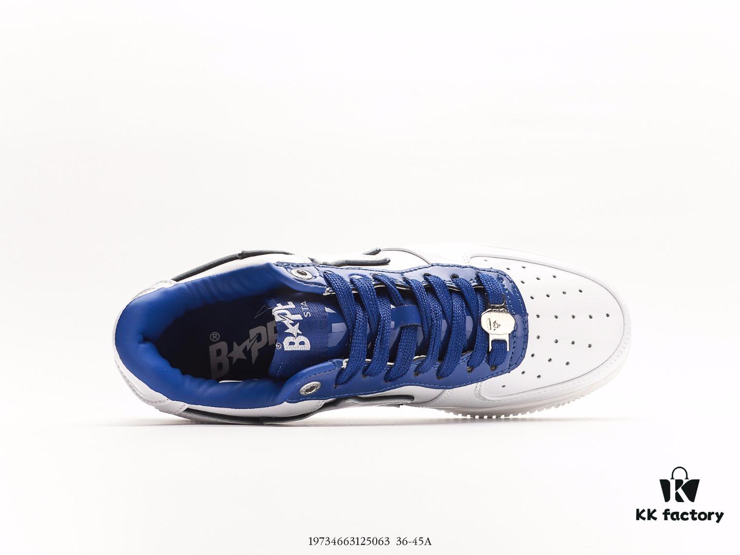 6930eef26e68136f4d9b37c7 Bape x Nike Air Force 1'07 Low A BATHING APE Monkey Head, Low-Top Casual Skate Shoes, Color-Blocked Lace-Up Sneakers