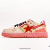 6930eef96e68136f4d9b37d2 Ape Head Bape Sta Low Men's Classic Patent Leather Ape Logo Low-Top Sneakers, Celebrity Style Casual Sports Shoes