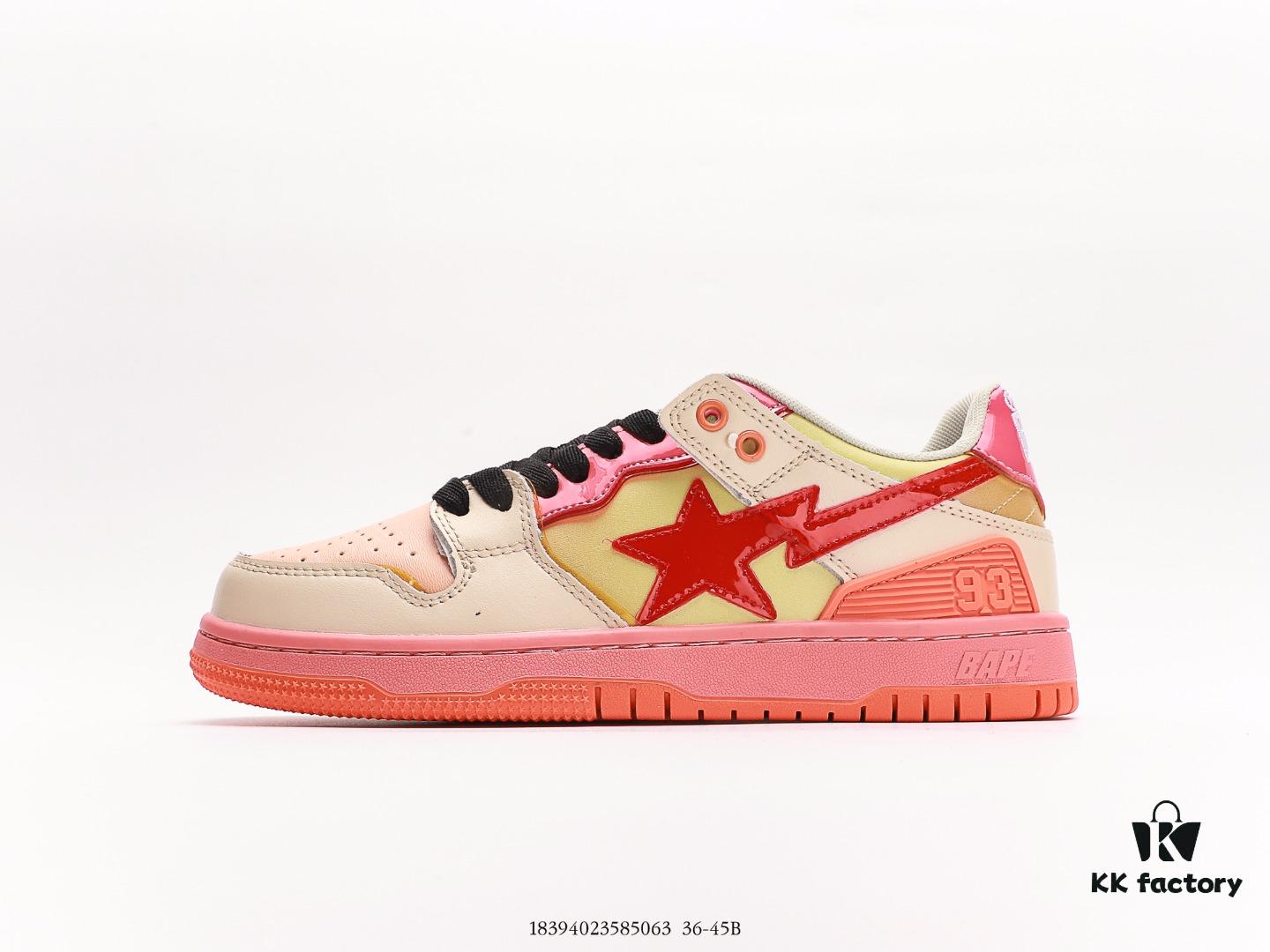6930eef96e68136f4d9b37d2 Ape Head Bape Sta Low Men's Classic Patent Leather Ape Logo Low-Top Sneakers, Celebrity Style Casual Sports Shoes