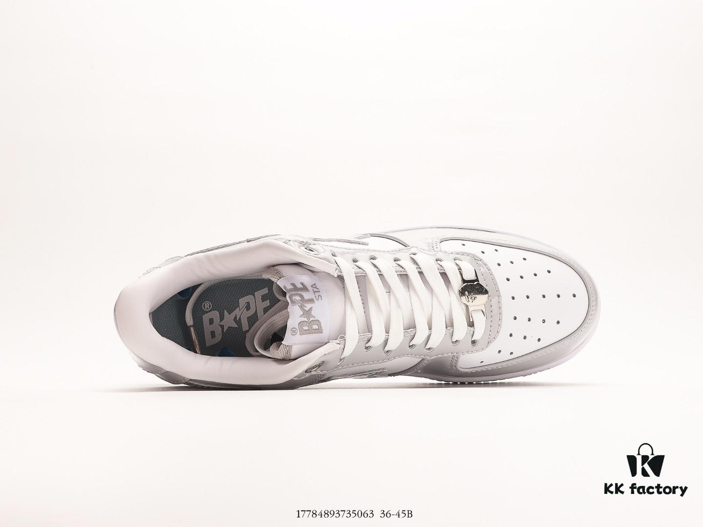 6930eefb6e68136f4d9b37d3 Japanese Harajuku Streetwear Brand A Bathing Ape BAPE STA Classic Low-Top Casual Sneakers with Ortholite Insole for Cushioning, Full-Length Air Sole Insert, Upgraded Original Last and Pattern Design, Comes with Hard Gift Box, Ape Head Card, Dust Bag, and Premium Laces