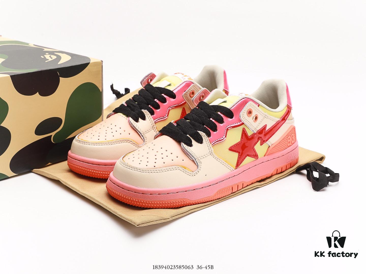 6930eefe6e68136f4d9b37d7 Ape Head Bape Sta Low Men's Classic Patent Leather Ape Logo Low-Top Sneakers, Celebrity Style Casual Sports Shoes