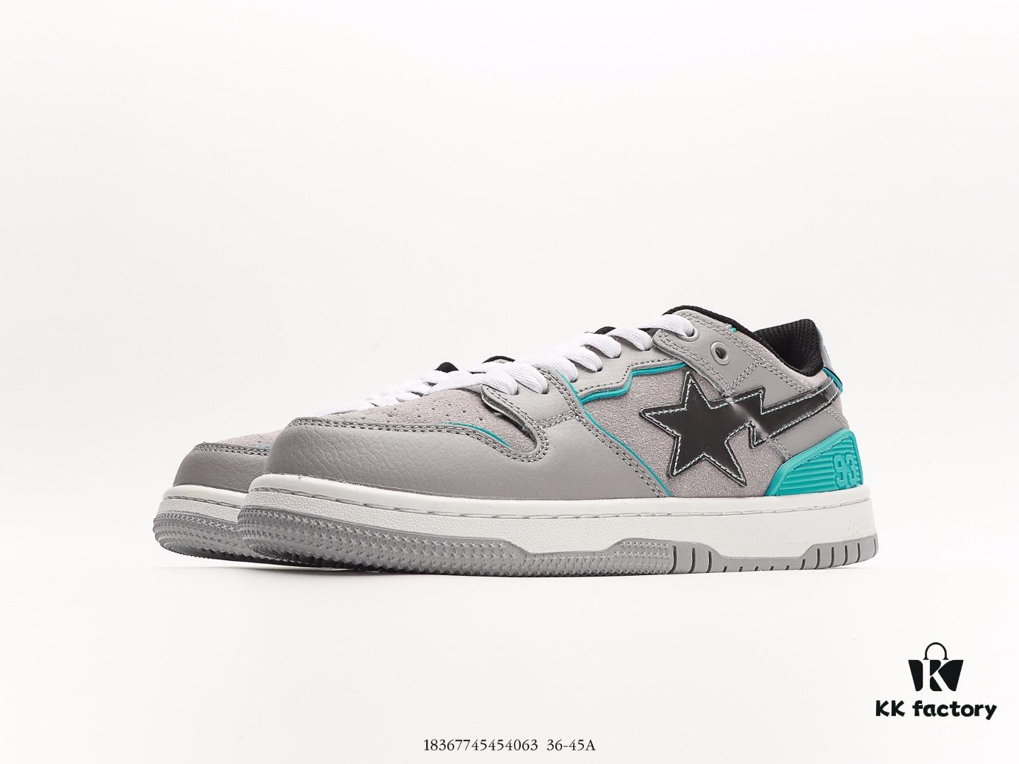 Bape x Nike Air Force 1 '07 Low A BATHING APE Monkey Head Low-Top Casual Sneakers Colorblocked Lace-Up Athletic Shoes