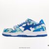 6930ef156e68136f4d9b37f8 BAPE x Air Force 1 Sta Low Men's Low-Top Casual Sports Sneakers, Classic Ape Head Design, Full-Length Air Cushion, Sea Glass Insole, Star Logo Identification