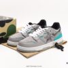 Bape x Nike Air Force 1 '07 Low A BATHING APE Monkey Head Low-Top Casual Sneakers Colorblocked Lace-Up Athletic Shoes