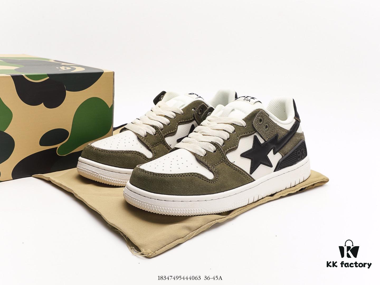 6930ef2d6e68136f4d9b3818 Ape Head BAPE x Air Force 1 Sta Low Classic Versatile Casual Sports Sneakers, Exclusive Private Mold, Pure Original Version, Iconic Ape Head Design, Authentic Silhouette, Sea Glass Insole, Full-Length Air Cushion, Top-Tier Packaging with Highly Recognizable Star Logo