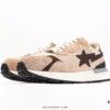 6930ef3c6e68136f4d9b382e Ape Head Bape Sta Low Popular Classic Retro Style, Entire Shoe Including Liner and Tongue Made of White Cowhide Premium Materials, High-End Texture and Stain Resistant