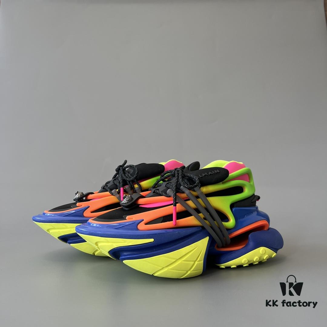 6930ef3f6e68136f4d9b3830 Balmain Yacht Shoes in Colorful Design