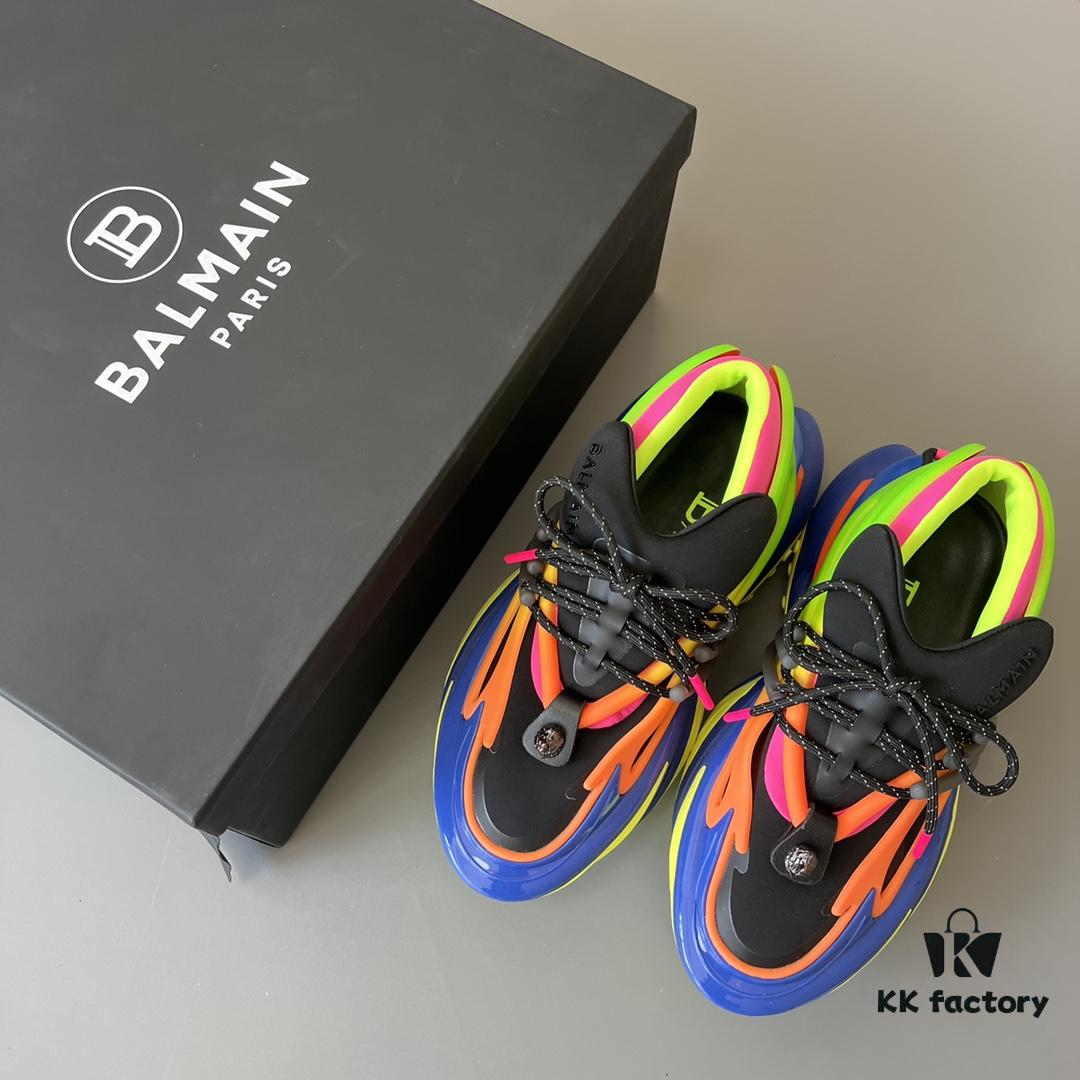 6930ef466e68136f4d9b383d Balmain Yacht Shoes in Colorful Design