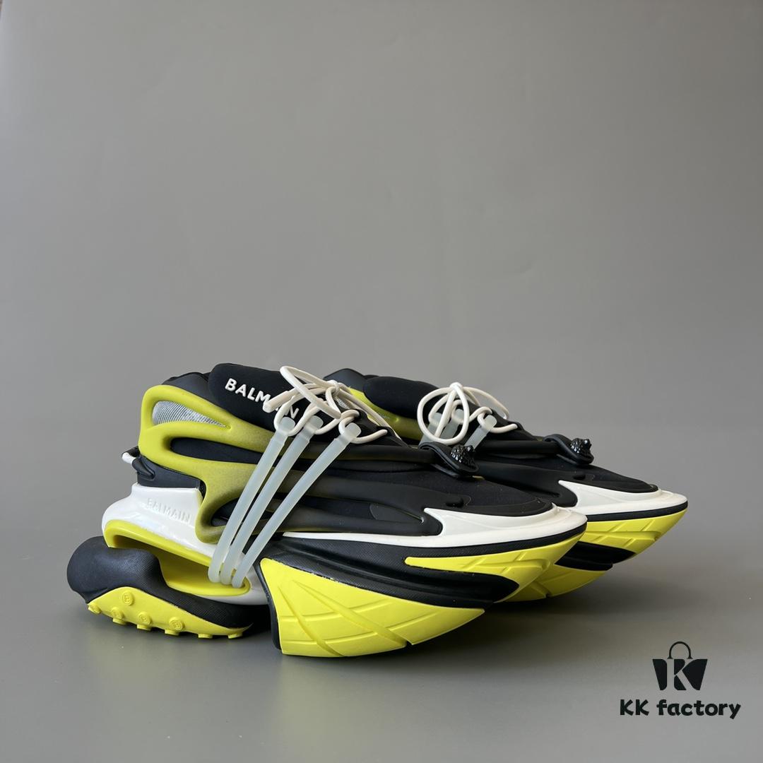 6930ef4e6e68136f4d9b3846 Balmain Yacht Shoes Fluorescent Yellow