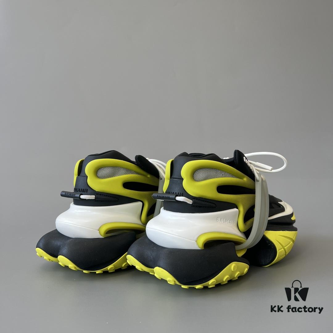 6930ef4e6e68136f4d9b3847 Balmain Yacht Shoes Fluorescent Yellow