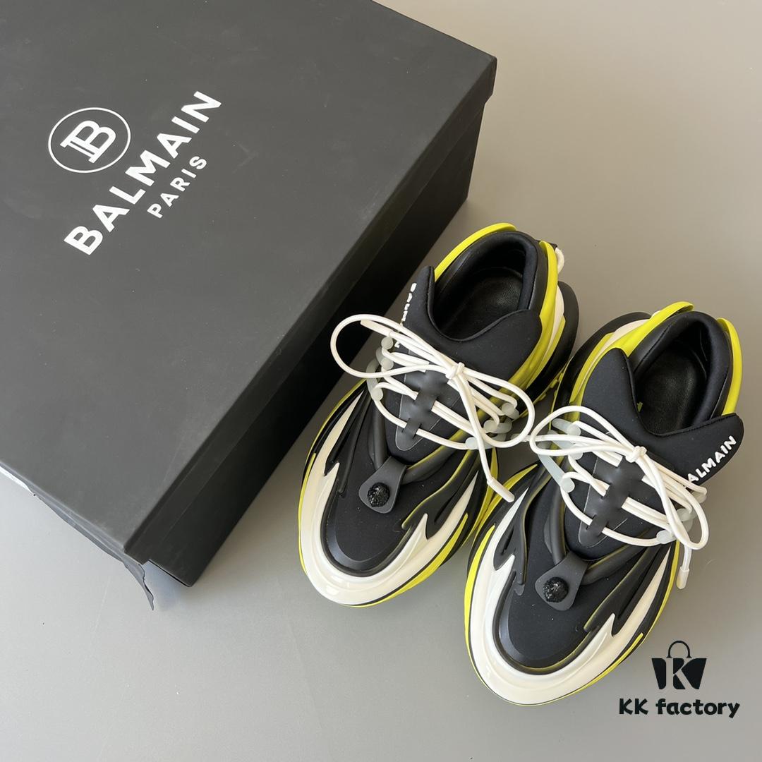 6930ef566e68136f4d9b3852 Balmain Yacht Shoes Fluorescent Yellow