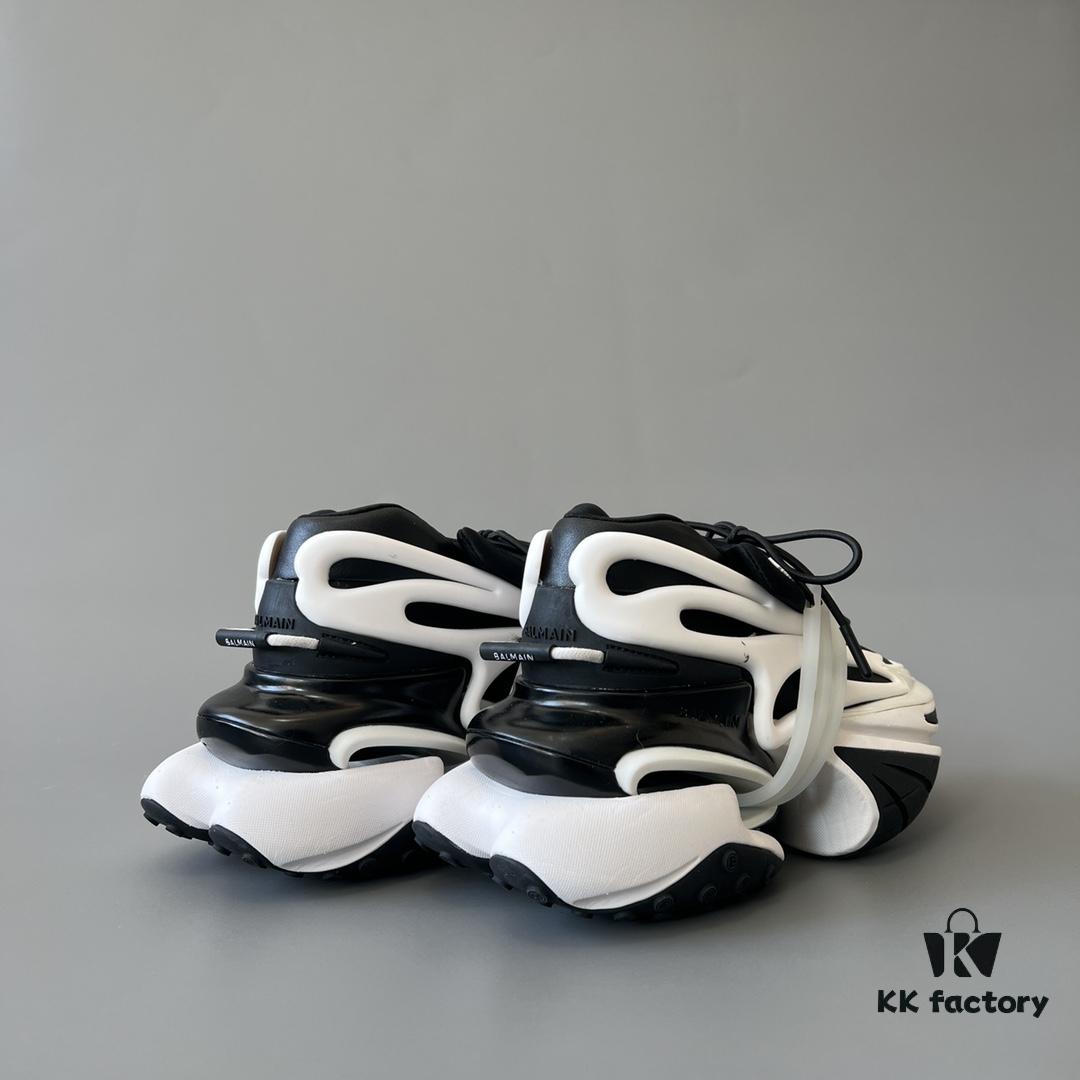 6930ef636e68136f4d9b3862 Balmain Yacht Shoes Black and White