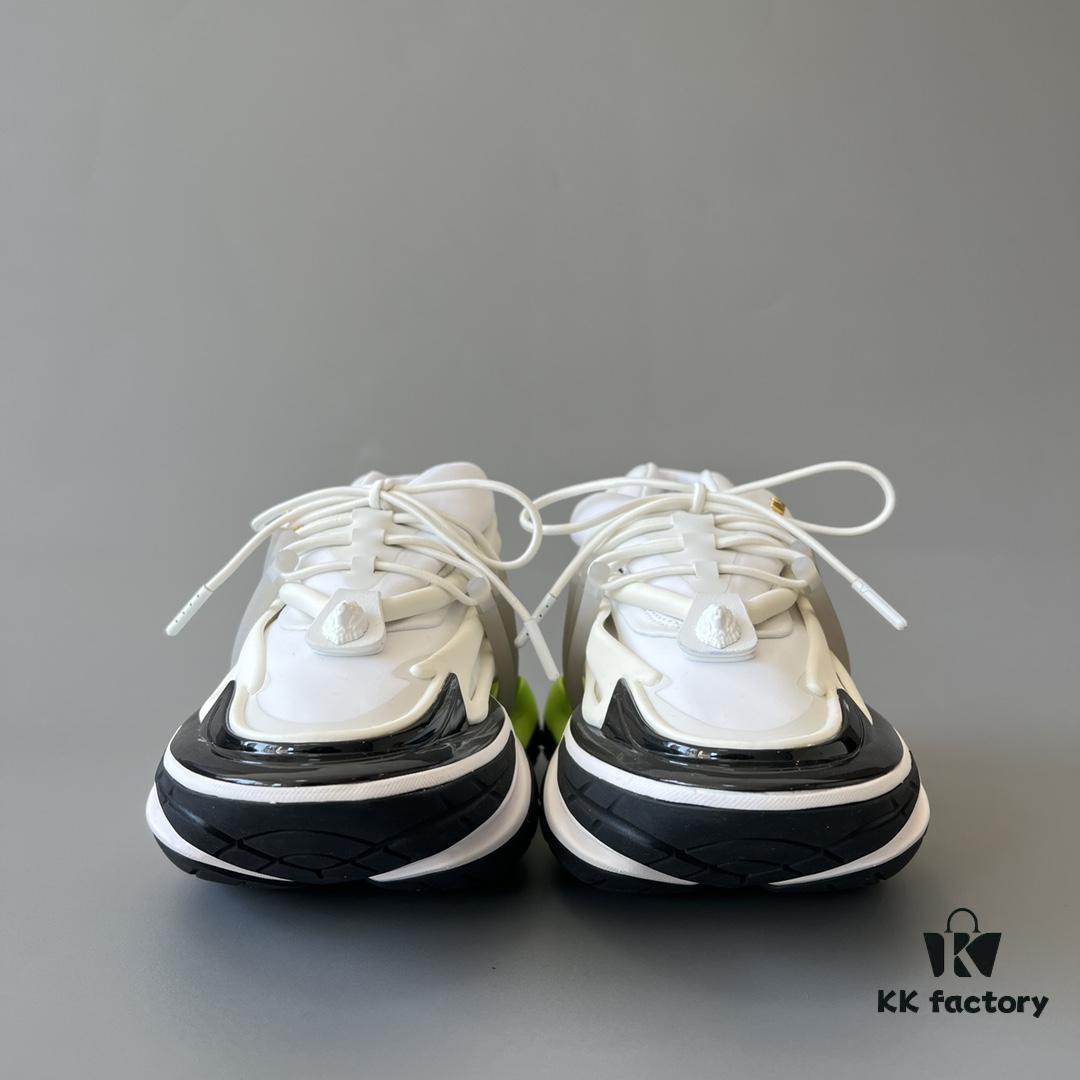 6930ef6e6e68136f4d9b3873 Balmain Yacht Shoes in White Fluorescent