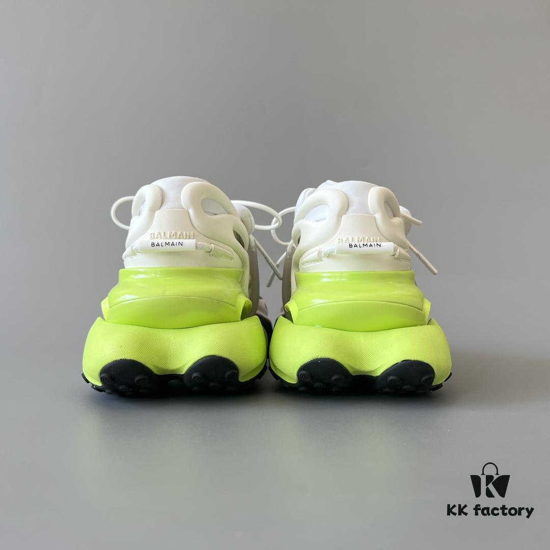 6930ef706e68136f4d9b3876 Balmain Yacht Shoes in White Fluorescent