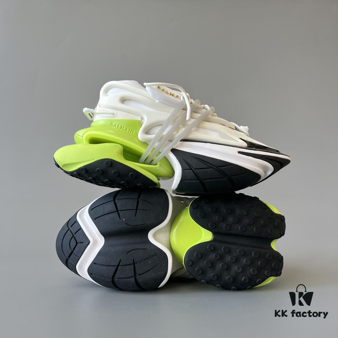 6930ef706e68136f4d9b3877 Balmain Yacht Shoes in White Fluorescent