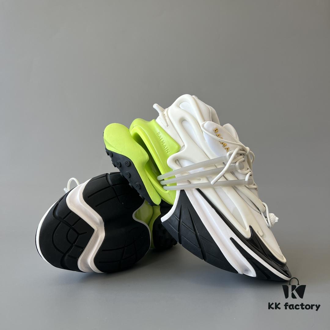 6930ef706e68136f4d9b3878 Balmain Yacht Shoes in White Fluorescent