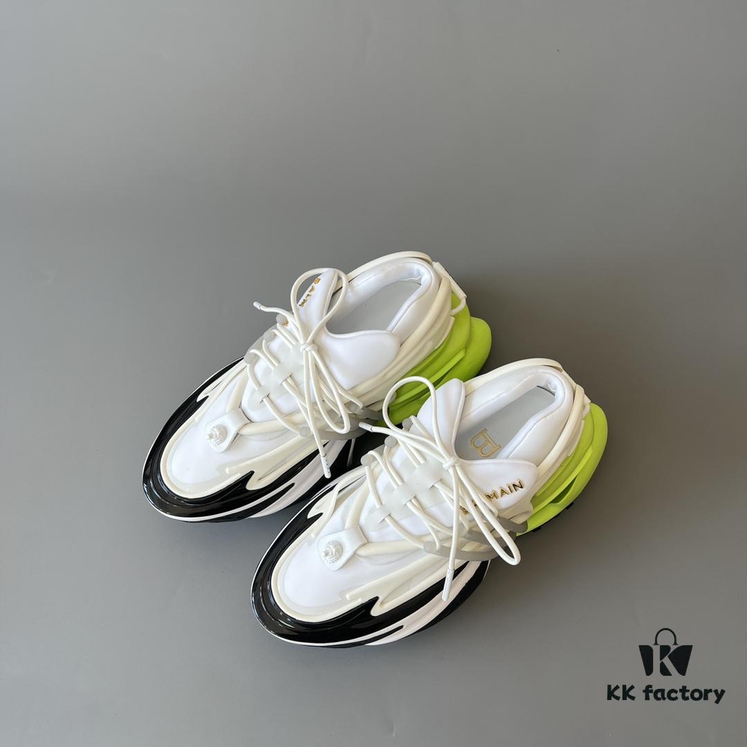6930ef716e68136f4d9b3879 Balmain Yacht Shoes in White Fluorescent