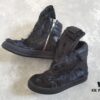6930ef746e68136f4d9b387c Rick Owens Black Horsehair Inverted Triangle Design