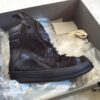6930ef756e68136f4d9b387d Rick Owens Black Horsehair Inverted Triangle Design