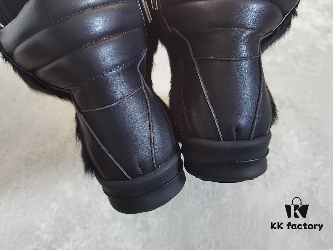 6930ef776e68136f4d9b3881 Rick Owens Black Horsehair Inverted Triangle Design