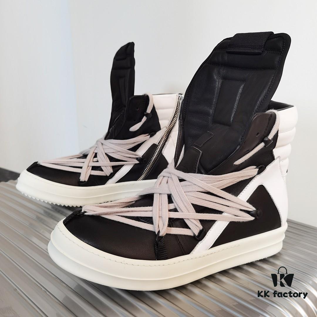 Rick Owens Black and White Tied Inverted Triangle