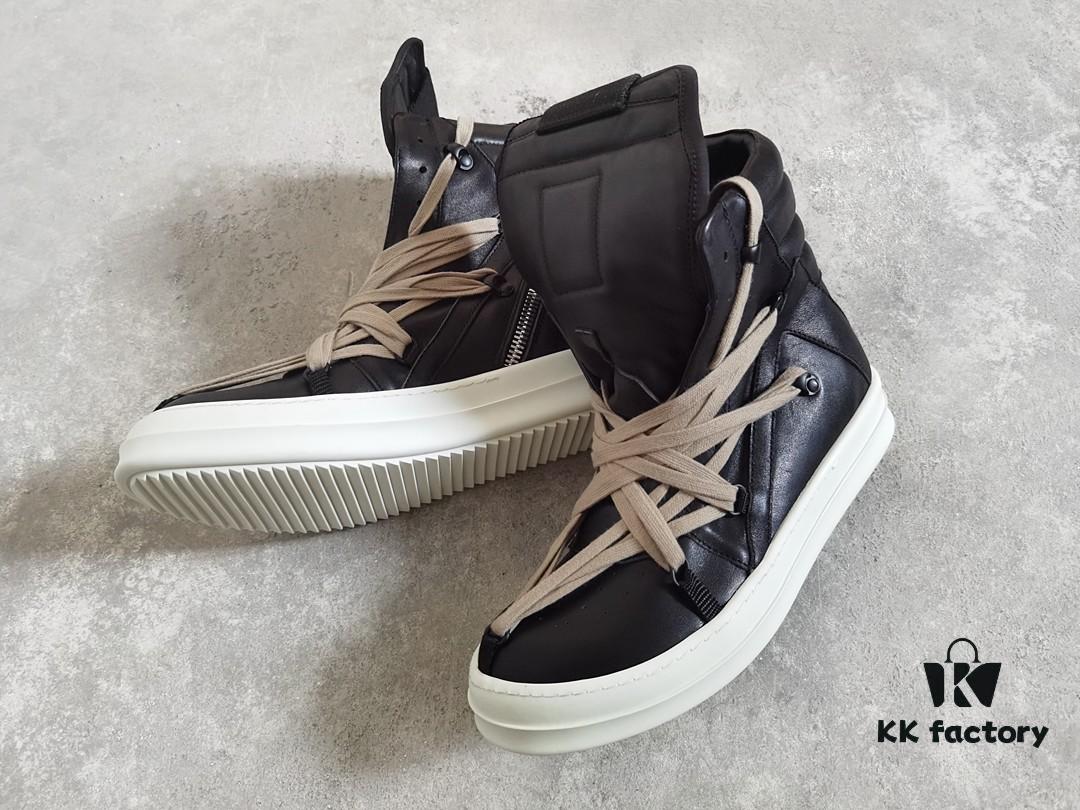 Rick Owens All-Black Harness Reverse Triangle Shoes