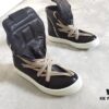 Rick Owens All-Black Harness Reverse Triangle Shoes