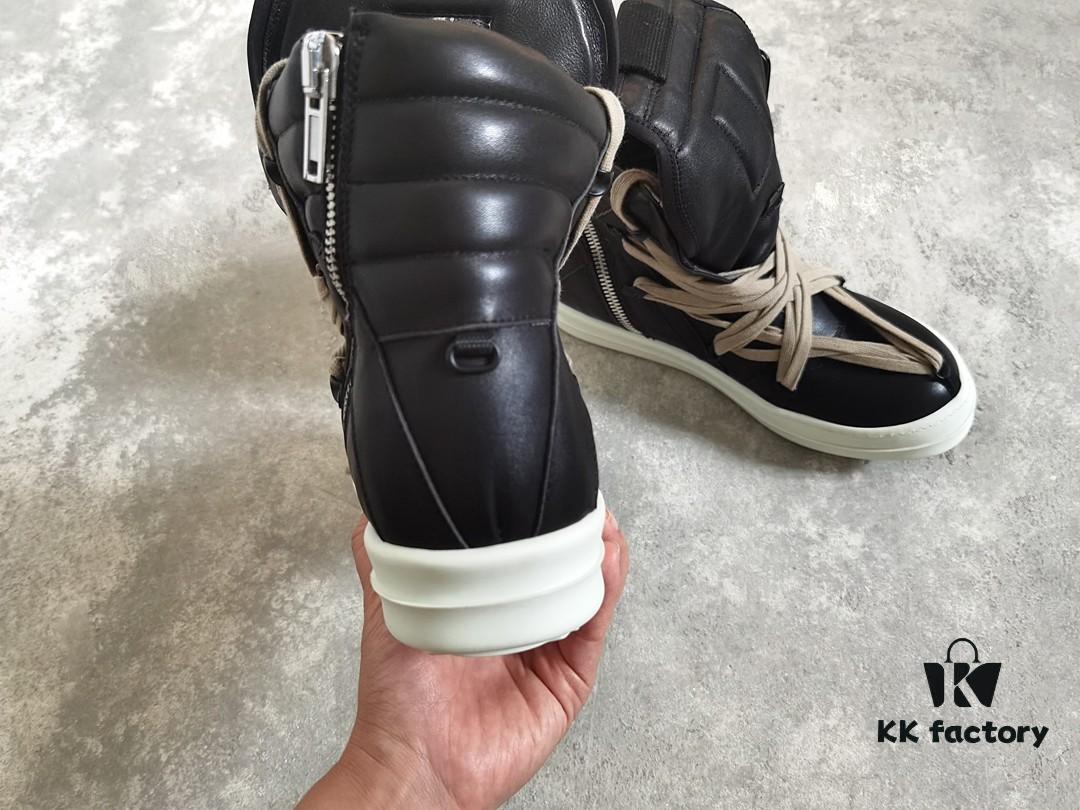 Rick Owens All-Black Harness Reverse Triangle Shoes